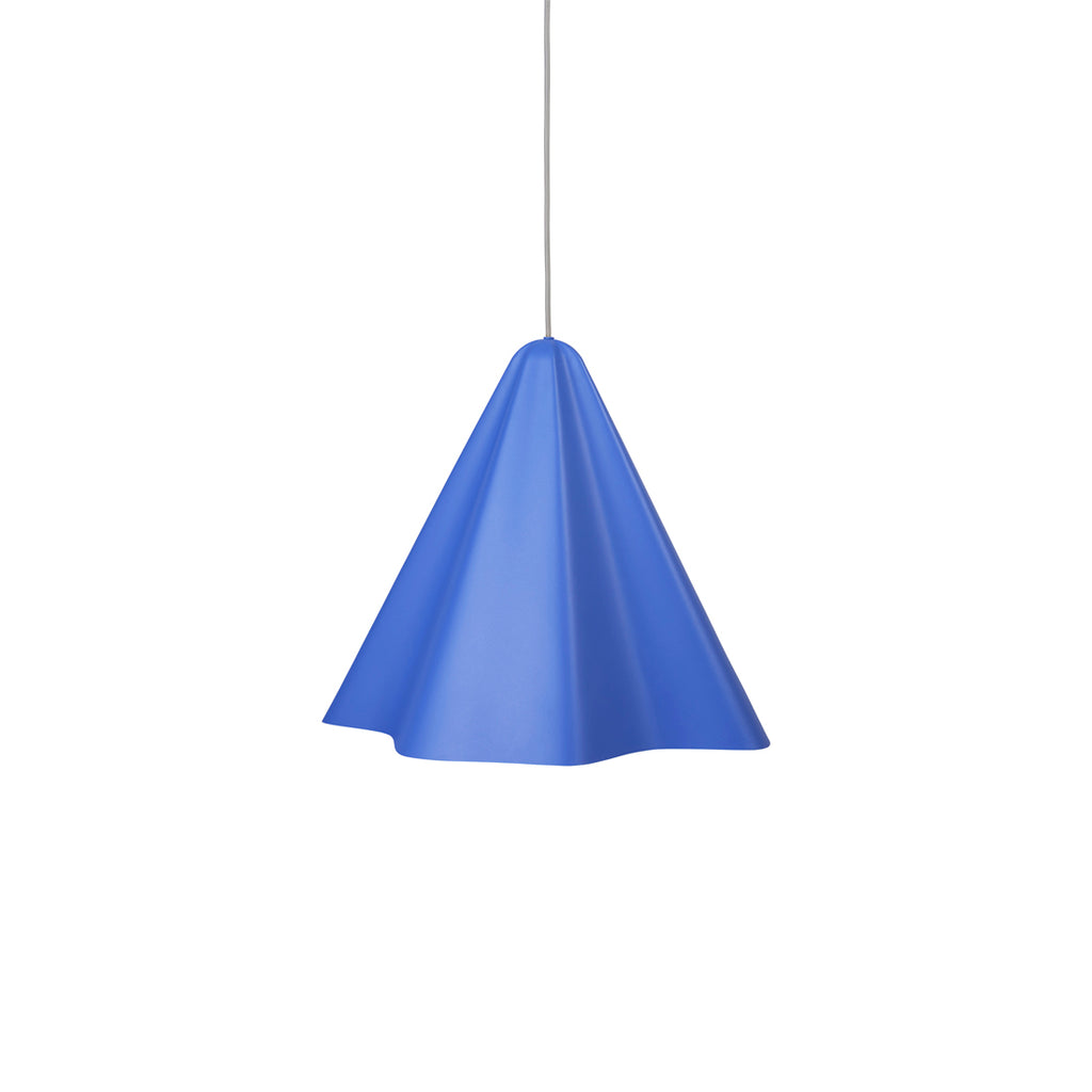 Pendant Lamp Skirt Iron, Large - Baja Blue