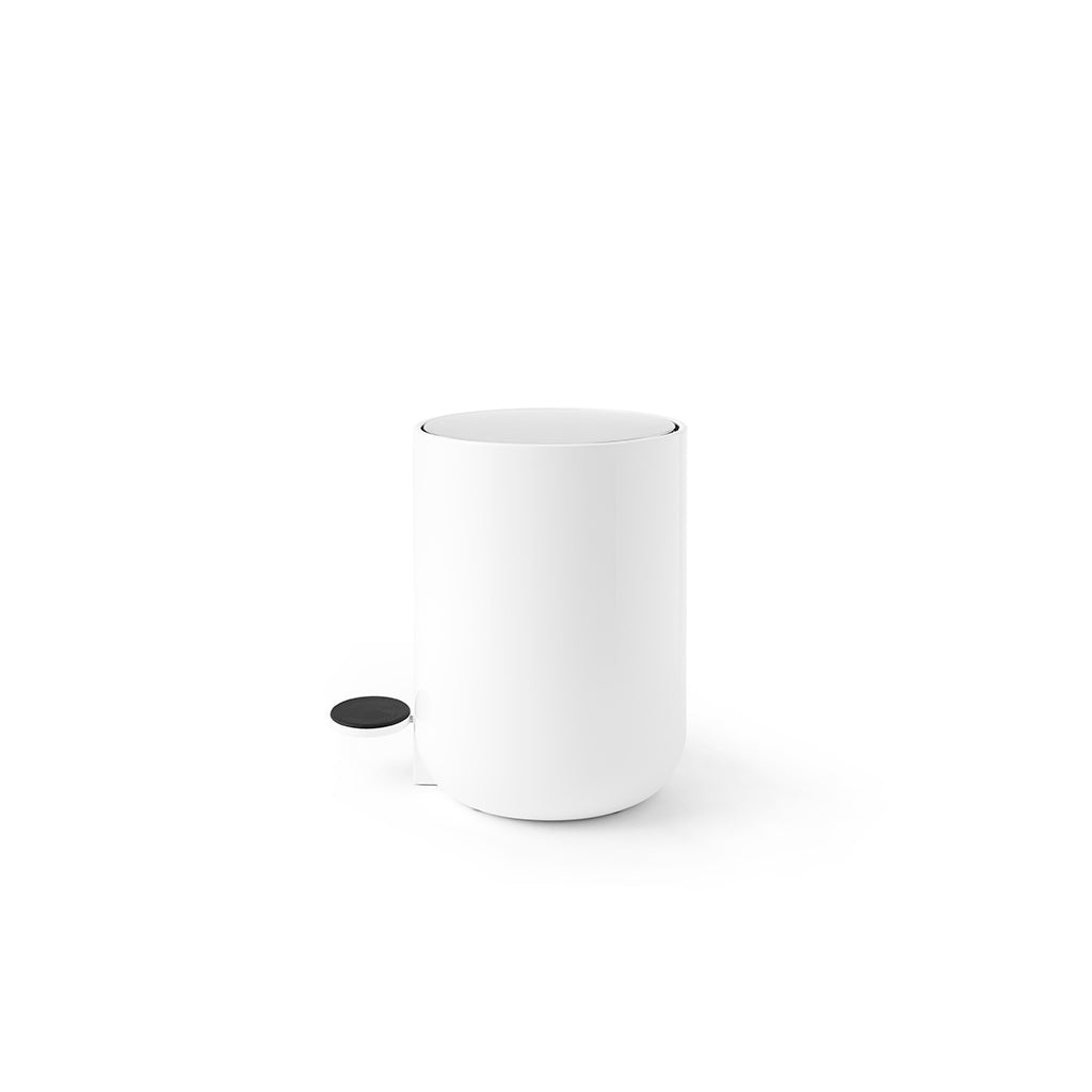 Pedal bin - White