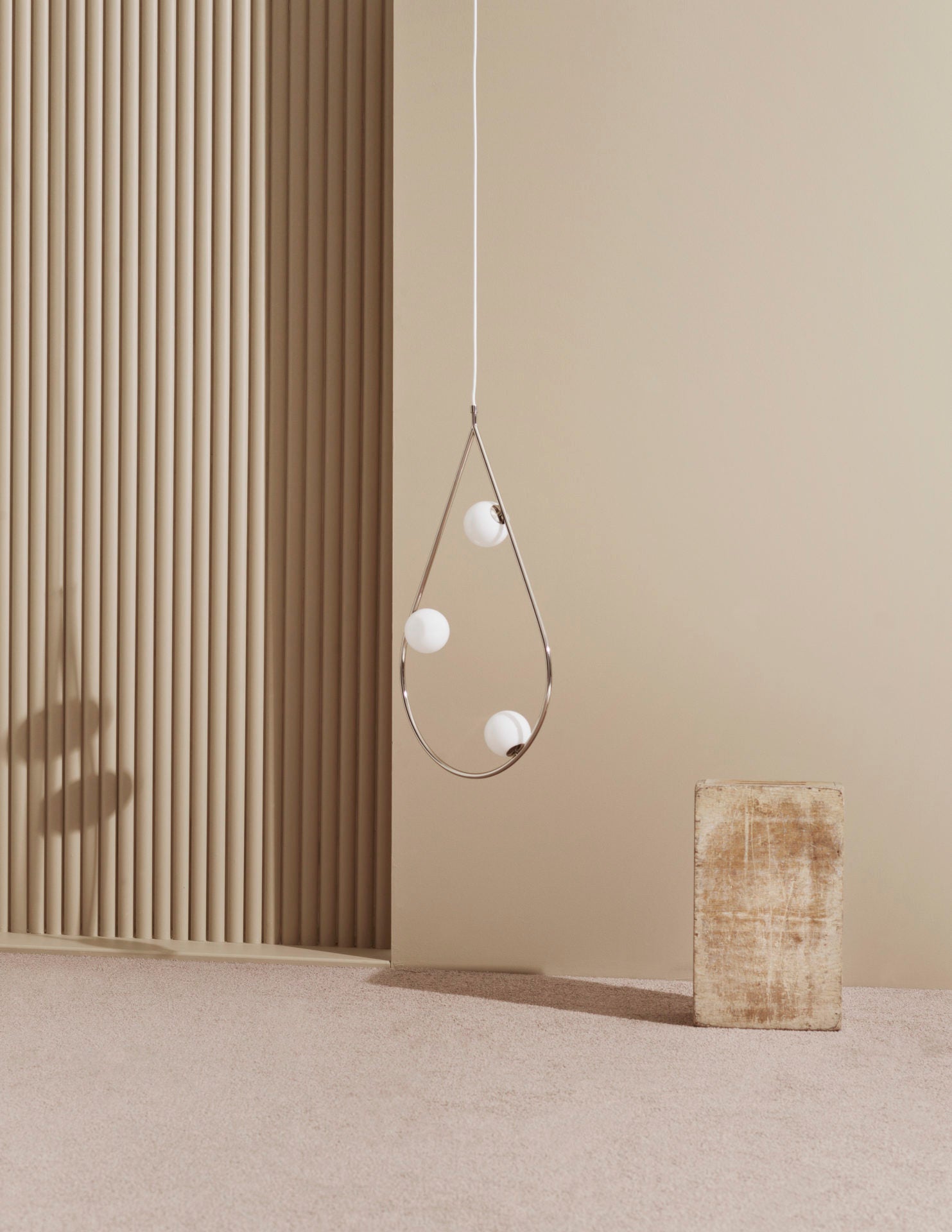 Pearls 80 Pendant - Brass