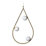 Pearls 80 Pendant - Brass