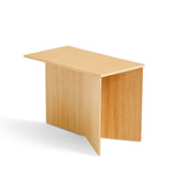 Slit Table Wood Oblong - Oak