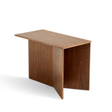 Slit Table Wood Oblong - Walnut