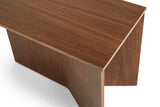 Slit Table Wood Oblong - Walnut