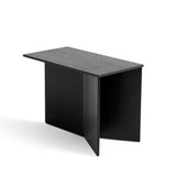 Slit Table Wood Oblong - Black