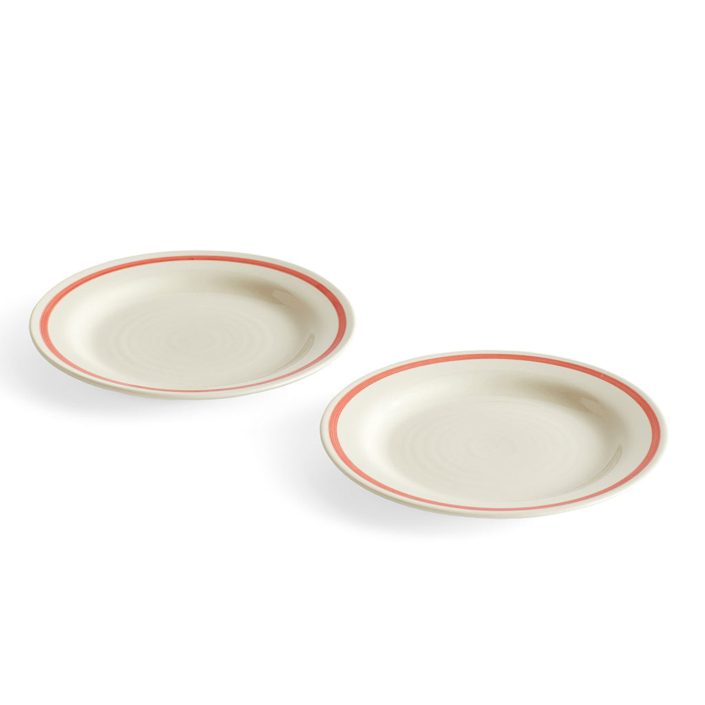 Sobremesa Plate 18,5 - Set of 2 - Red