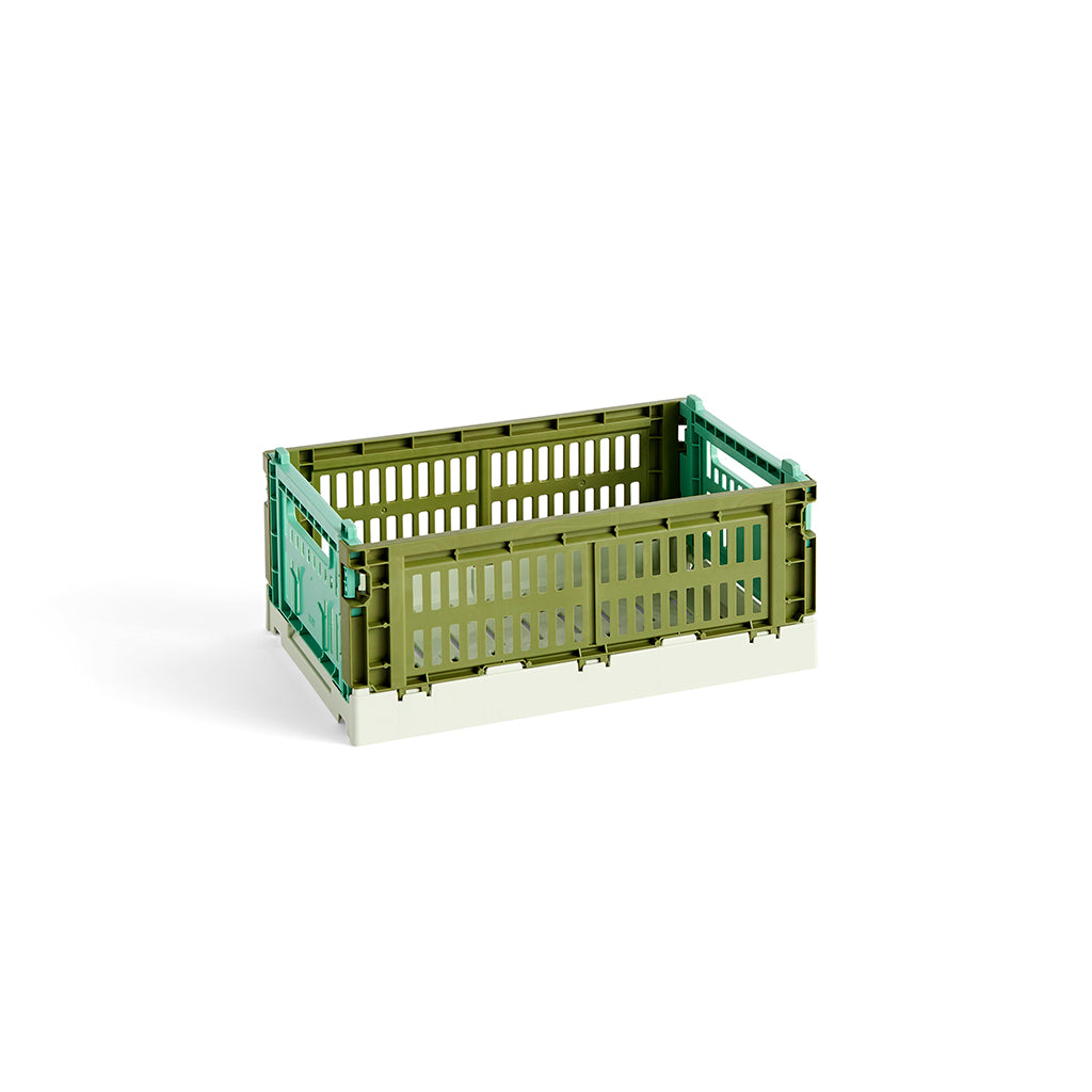Lădiță Colour Crate Mix S Olive, Dark Mint