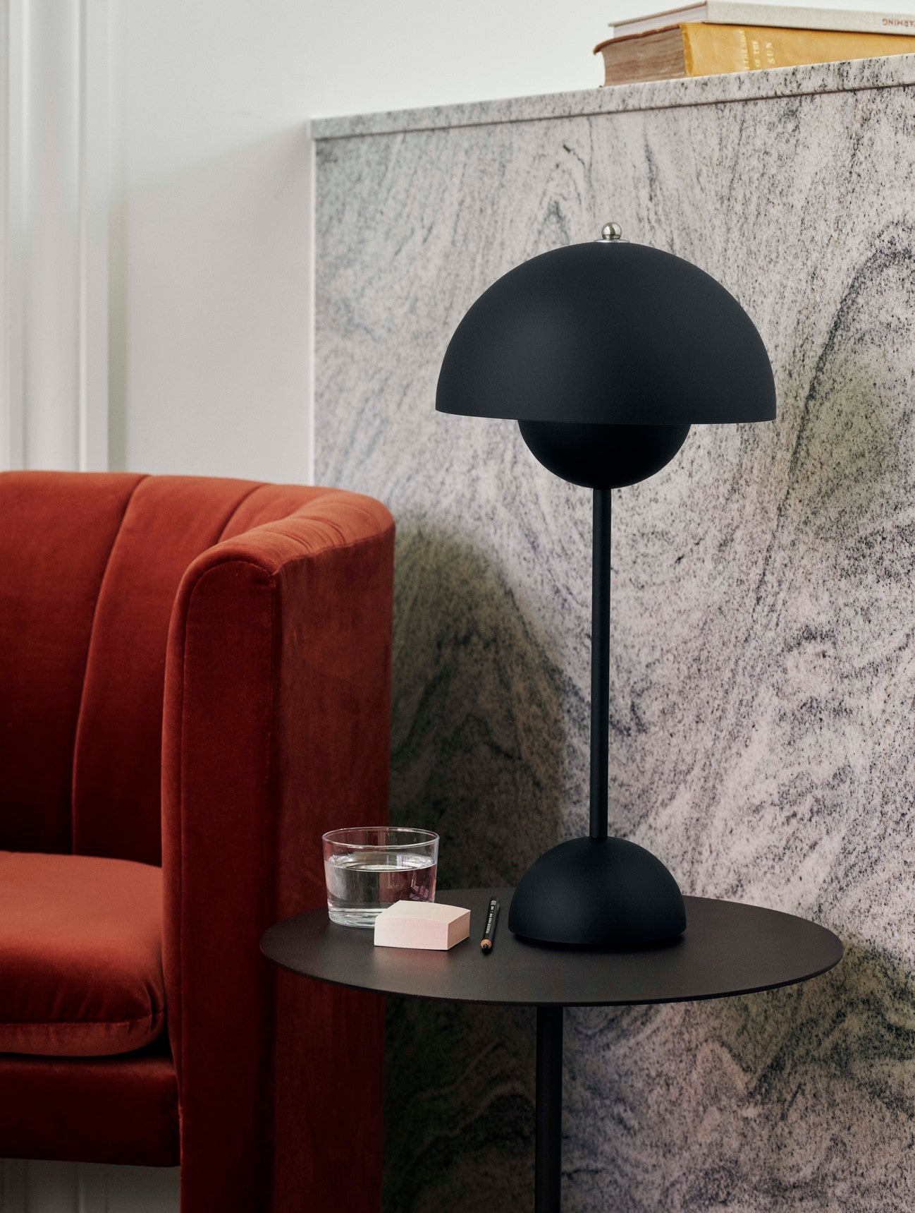 Lampă Flowerpot VP3 - Negru mat