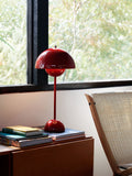 Flowerpot table lamp VP3 - Vermilion Red