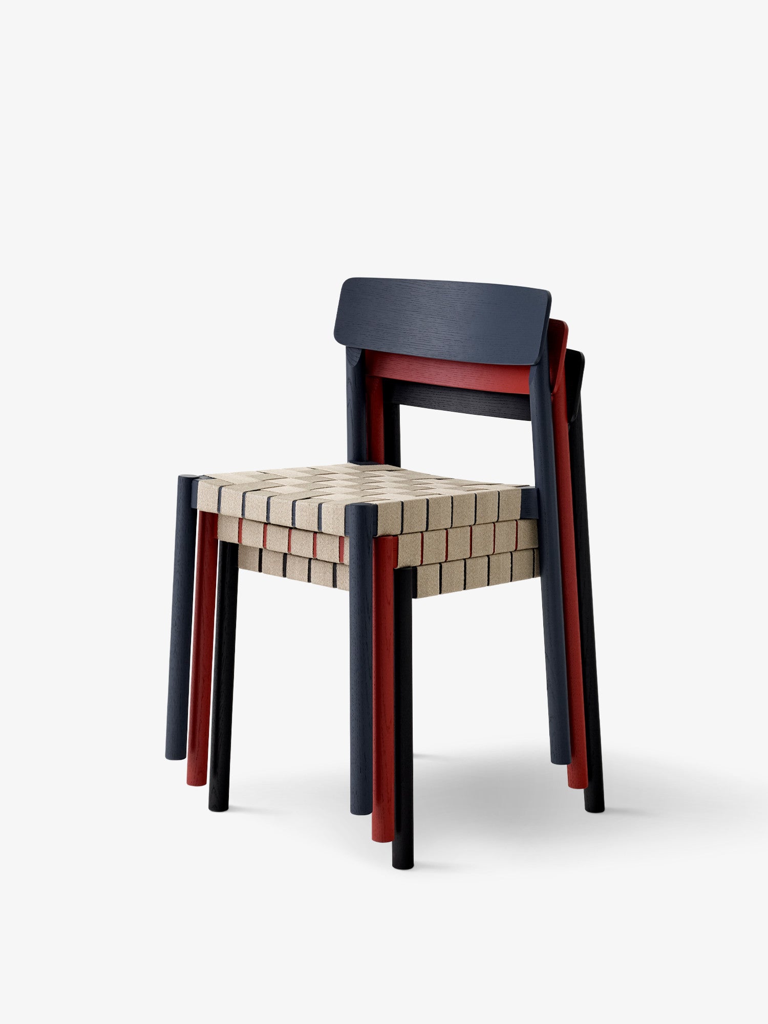 Scaun stivuibil Betty TK1 - Negru, in natural