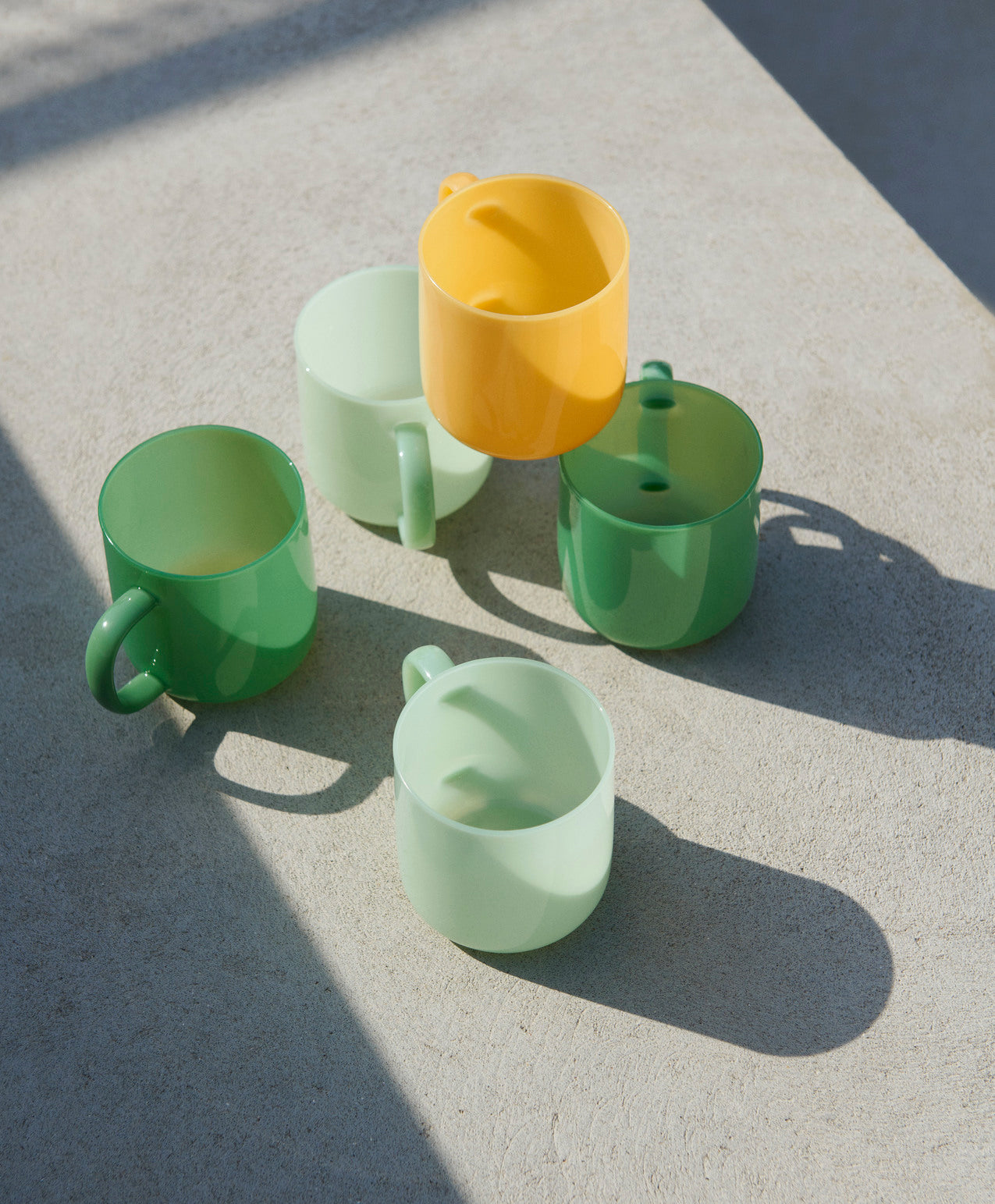 Cană Borosilicate Set de 2 - Jade Green