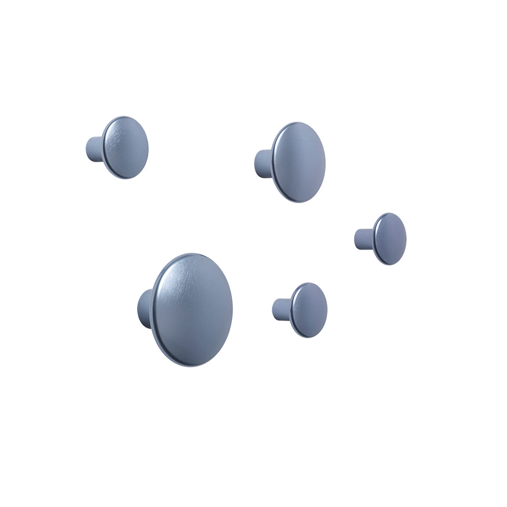 Dots Metal Set de 5 - Bleu