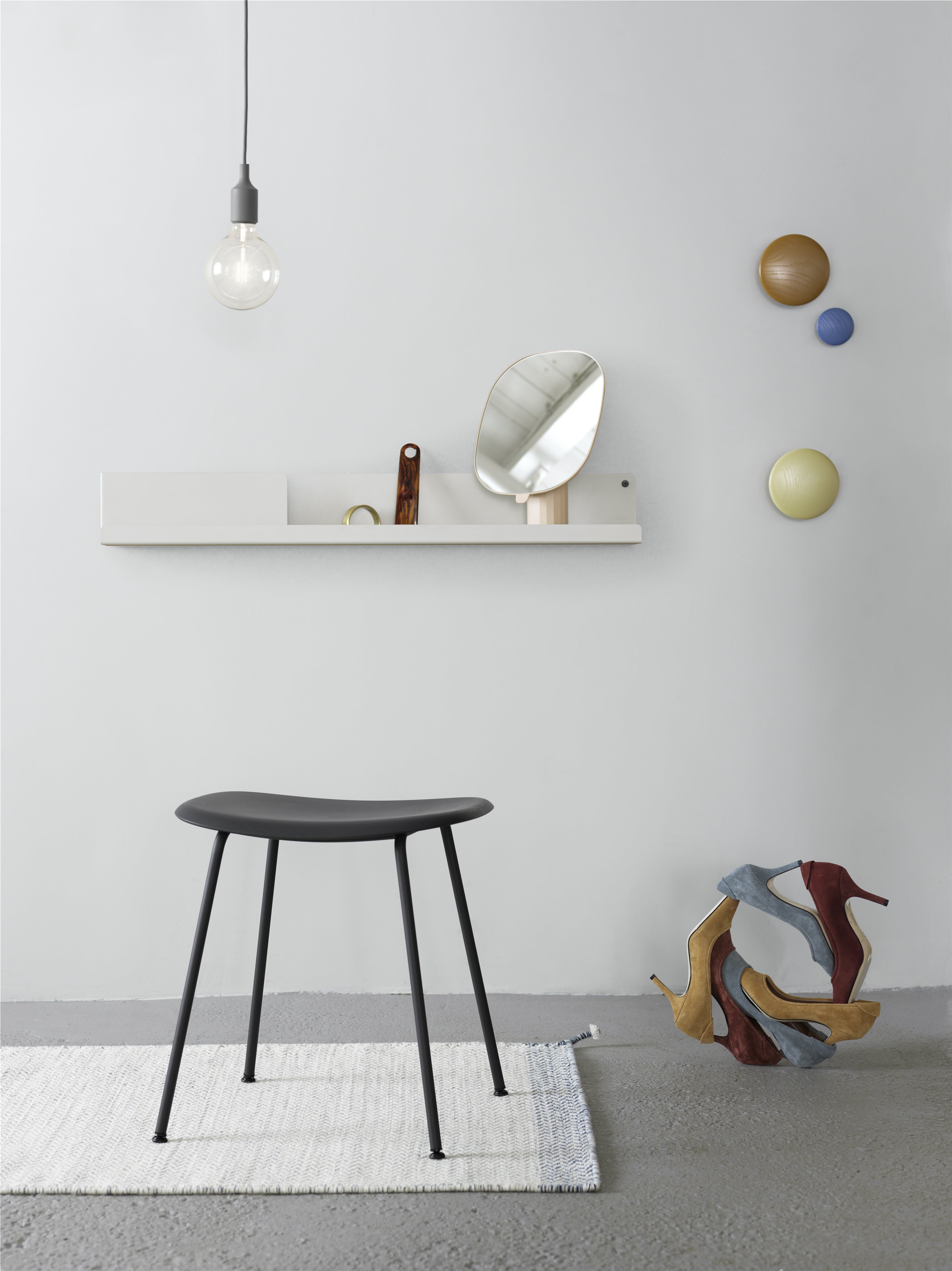 Dots Wood - Bleu
