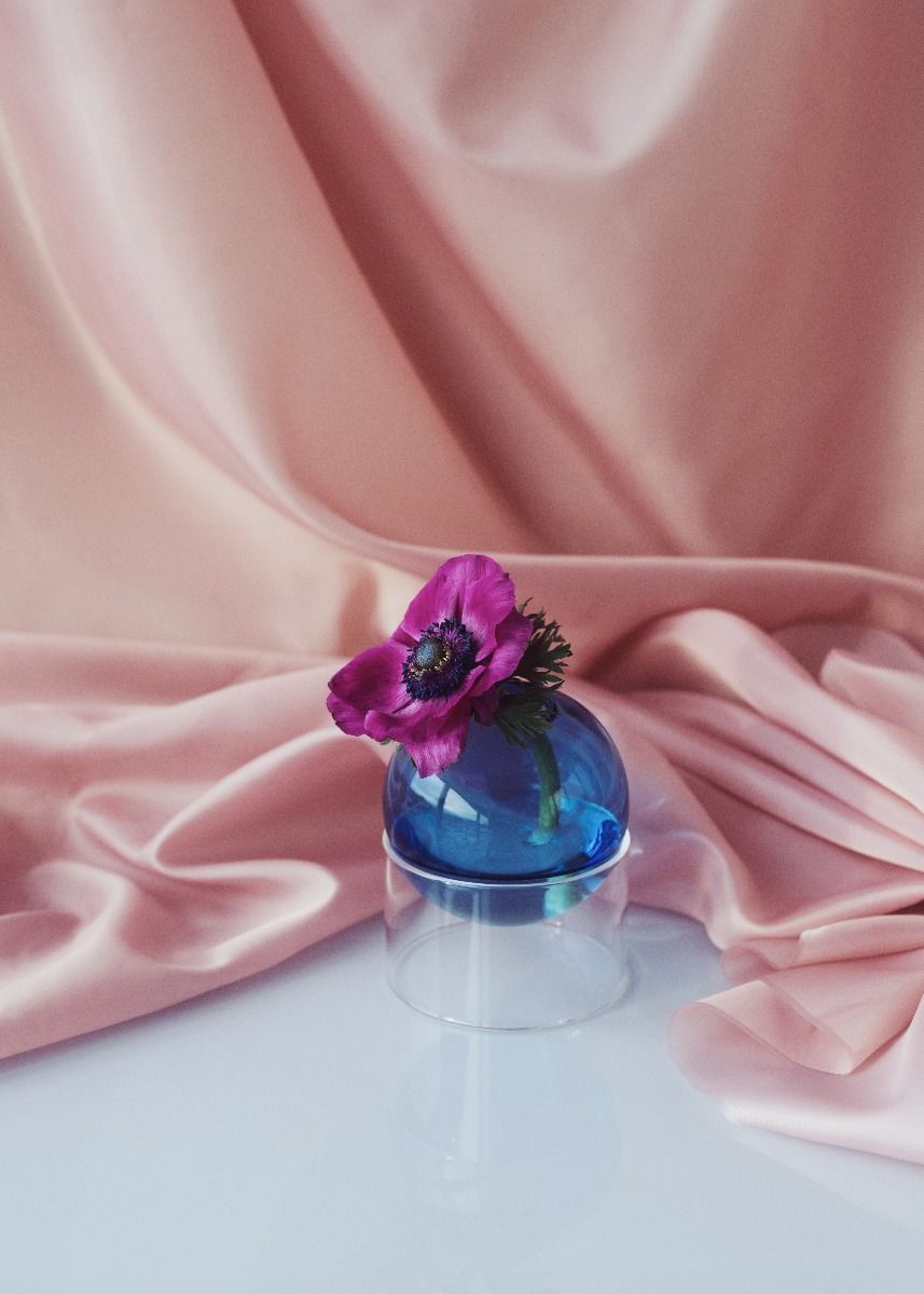 Vază Flower Bubble Albastru