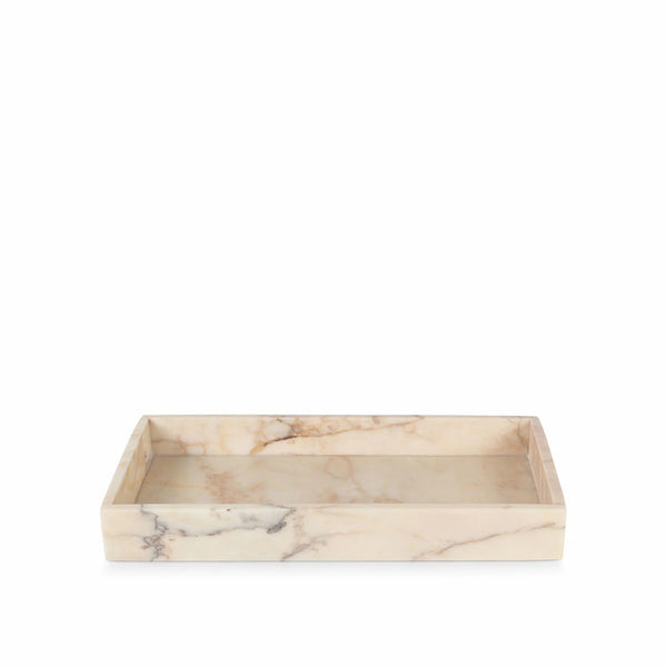 Pink Marble Rectangular Tray