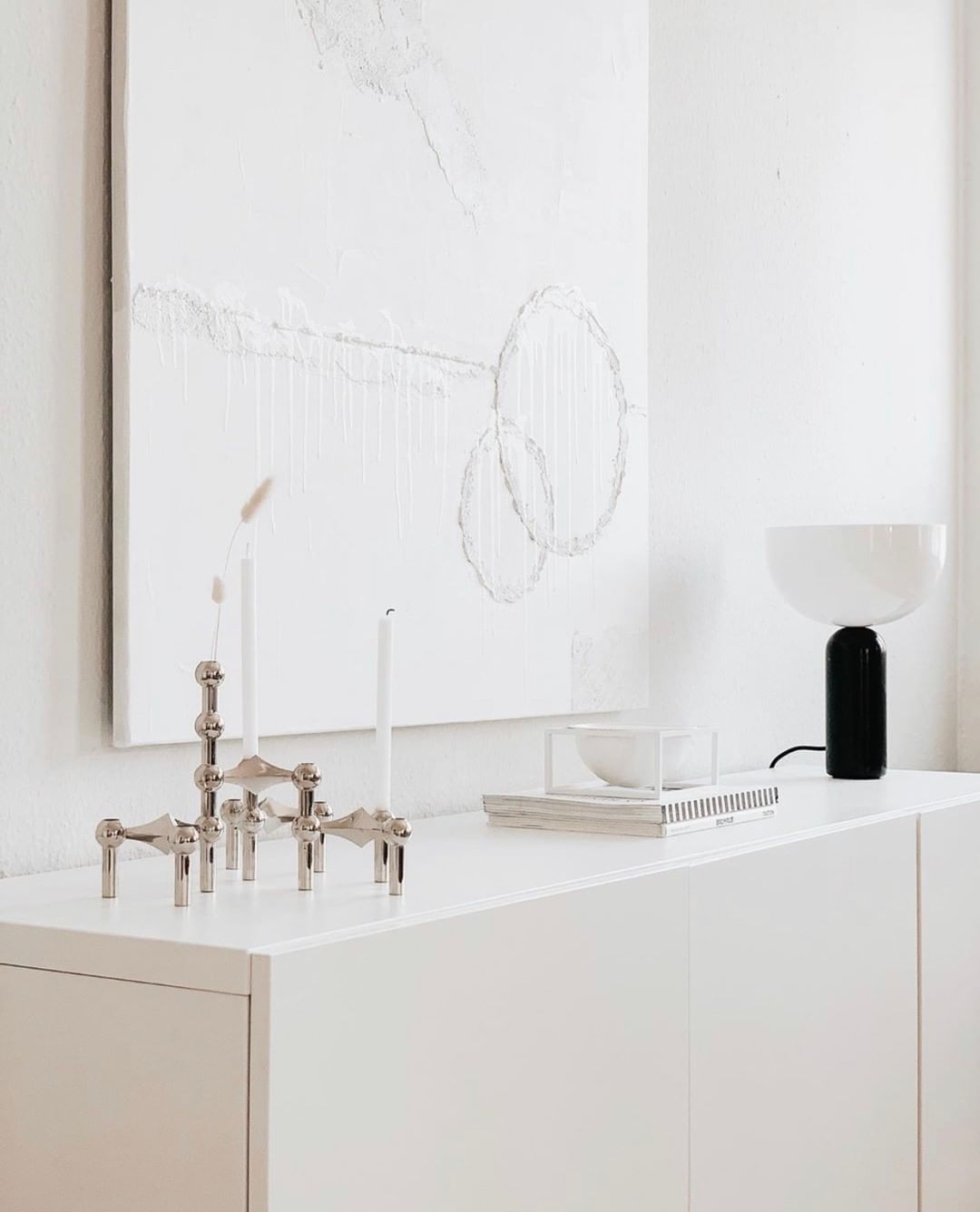 Kizu Table Lamp - Black Marble, Small