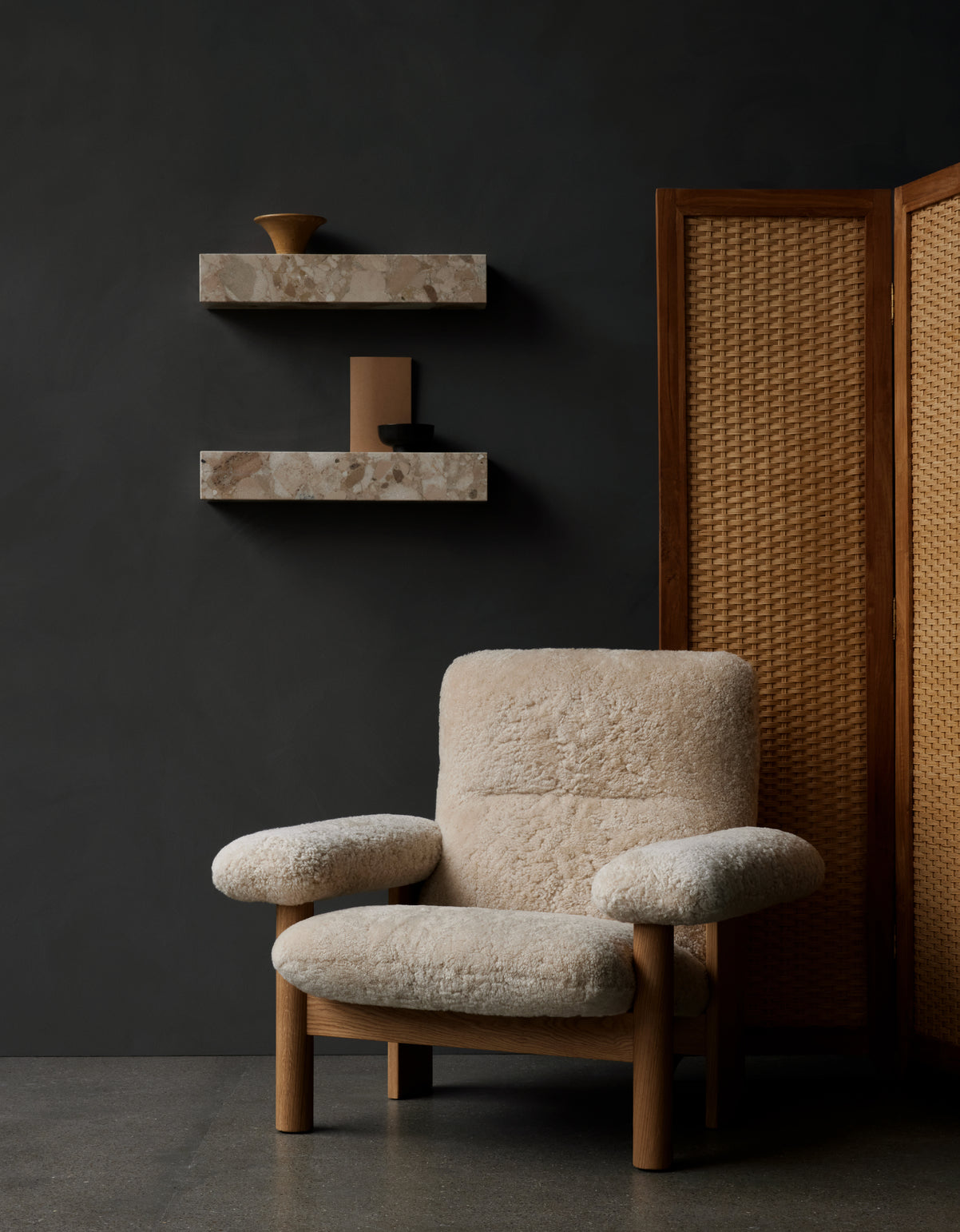 Plinth Shelf - Kunis Breccia