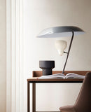 Model 548 Lamp - Dark burnished brass with grey diffuser