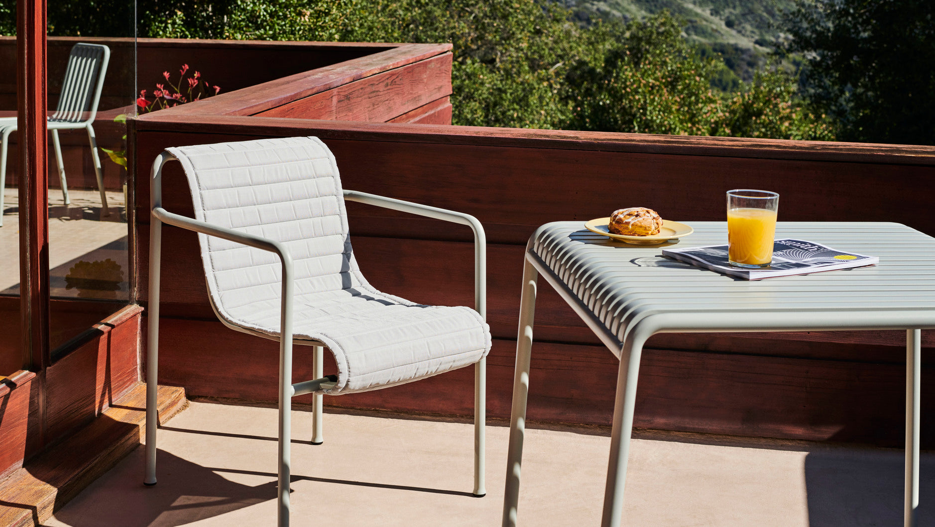 Scaun de dining Palissade - Gri