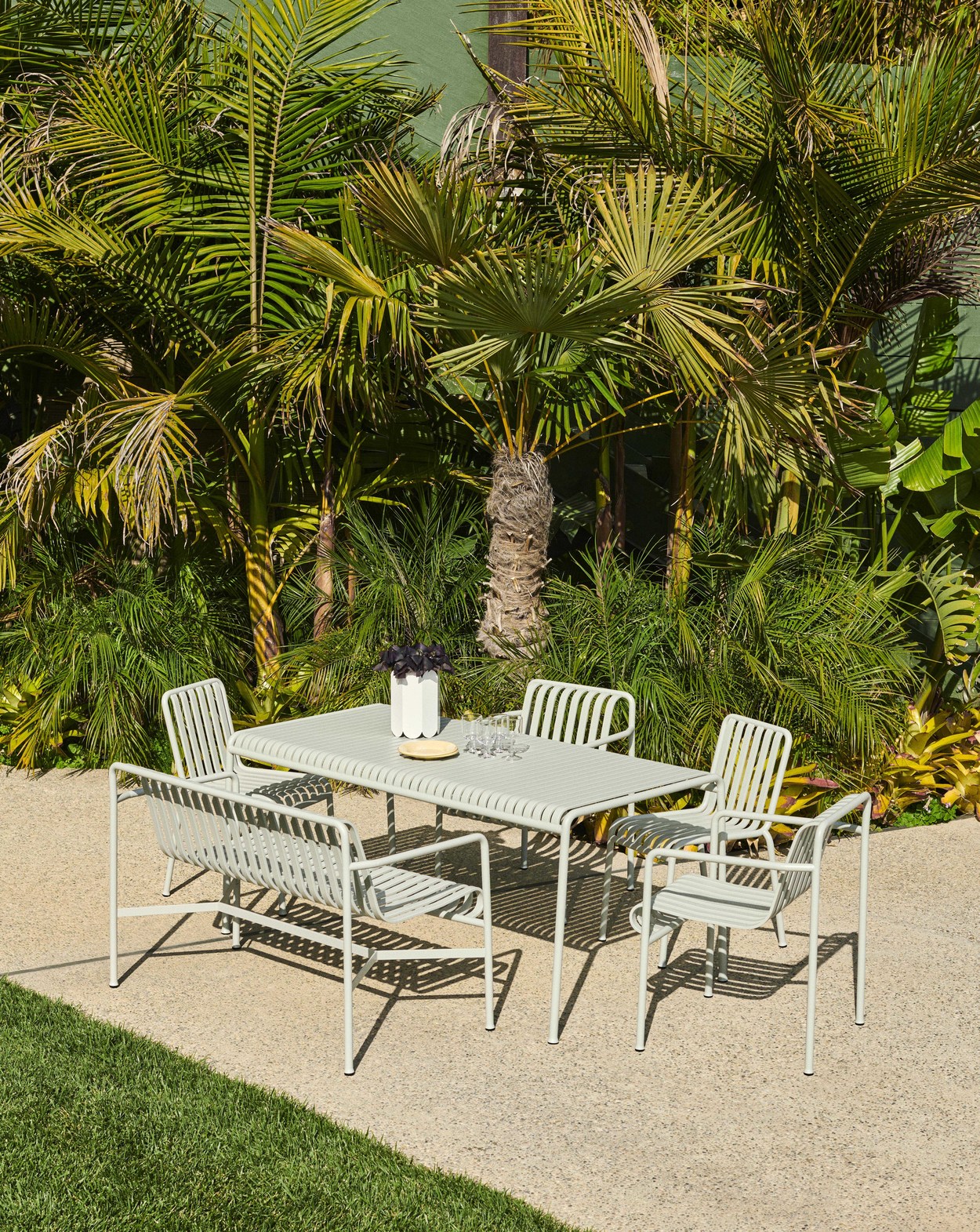 Scaun de dining Palissade - Gri