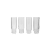 Ripple Long Drink Glasses (Set of 4)