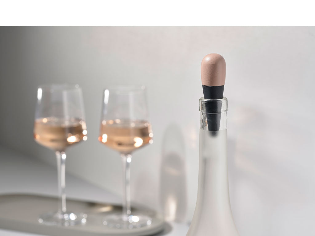 Rocks Wine Stopper - Egg,  Nude