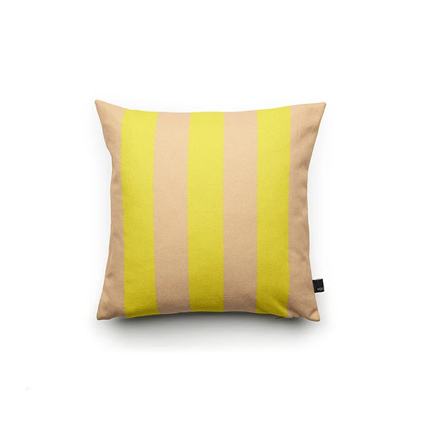 Pernă Stripes M - Galben / bej