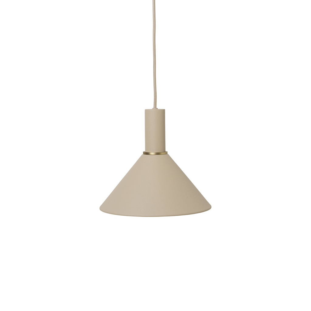 Cone Shade Low Socket- Cashmere