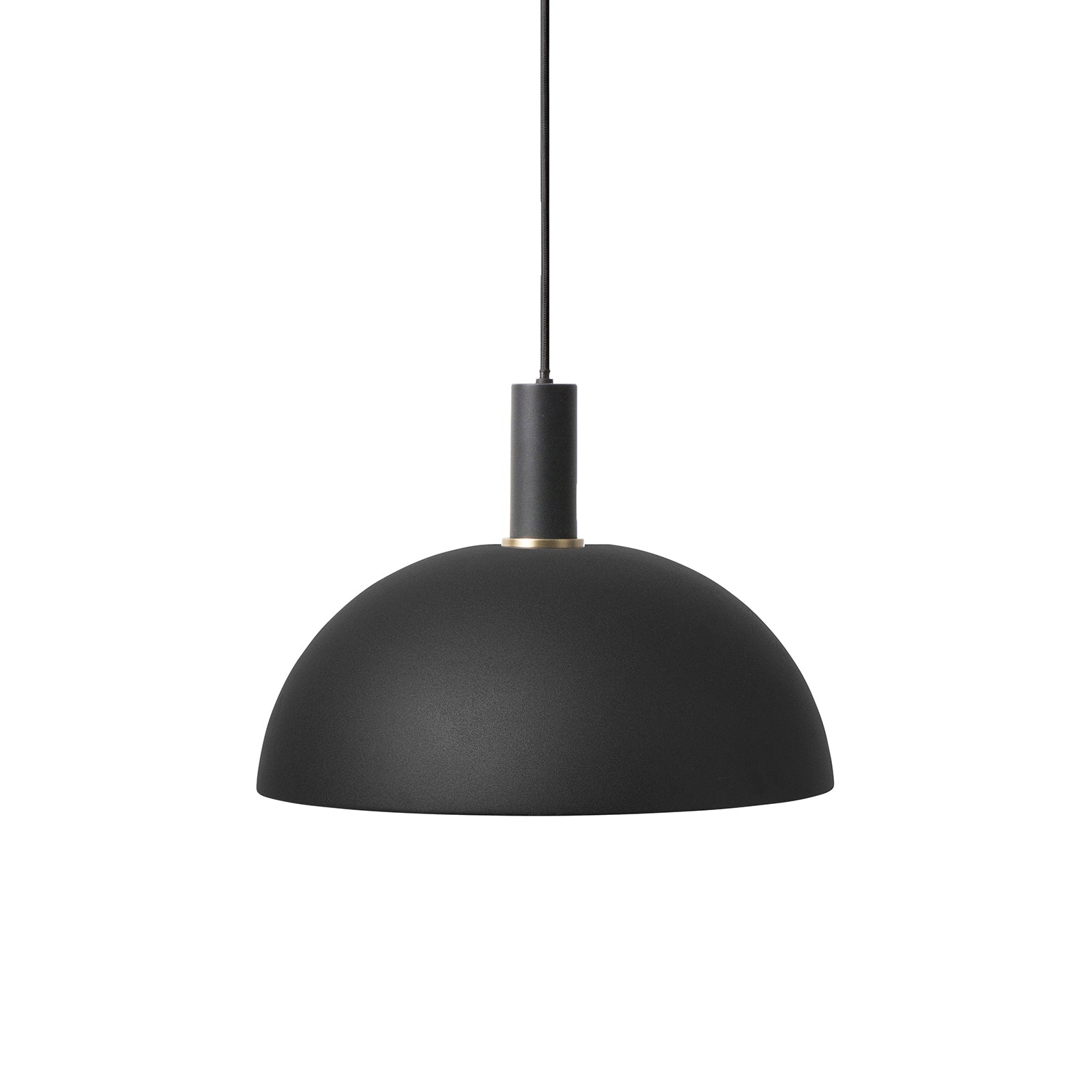 Corp de iluminat Dome Shade Low Socket - negru