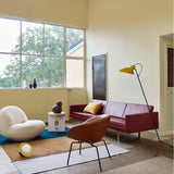 VV Cinquanta Floor Lamp - Mondrian frame, yellow reflector