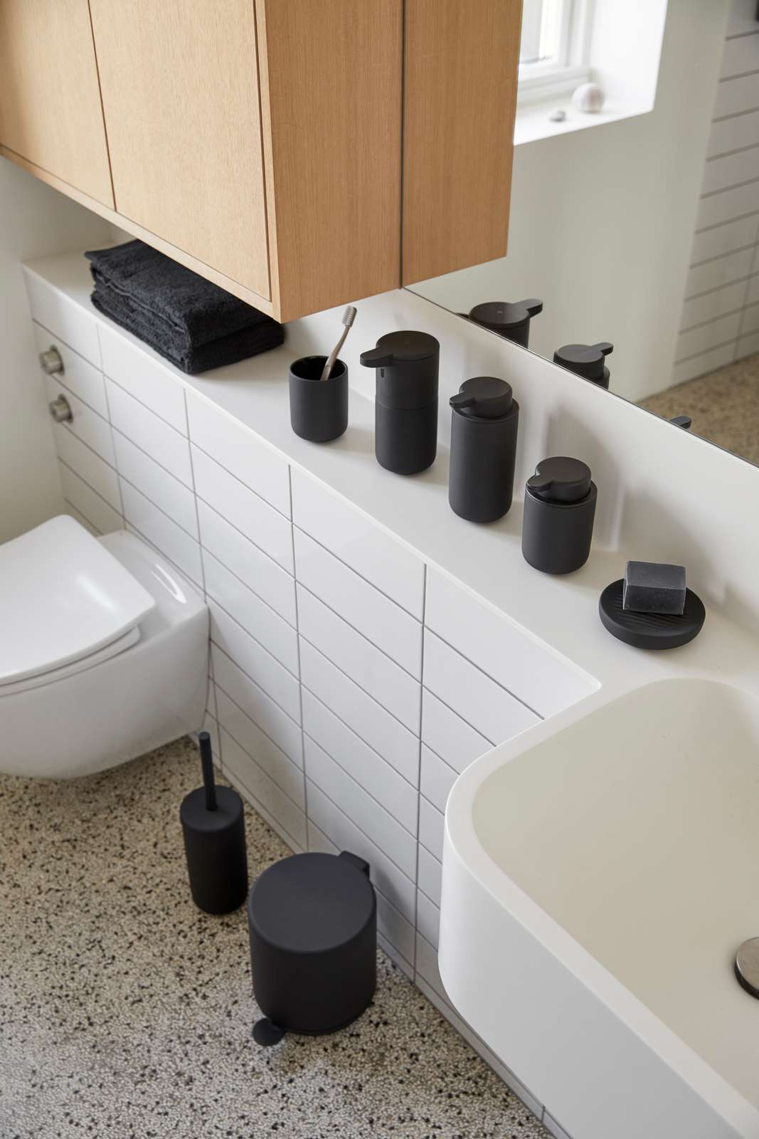 Zone Ume Soap Dish Black