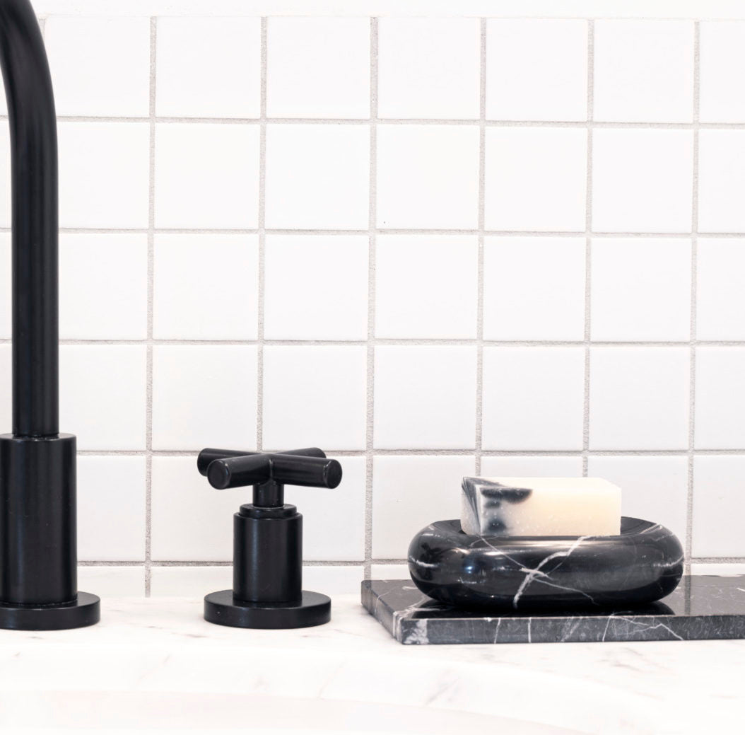 Black Marble 'Classic' Soap Dish