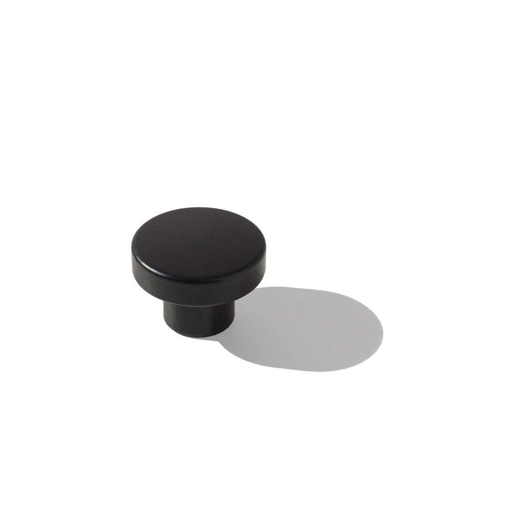 Knob Circular Black